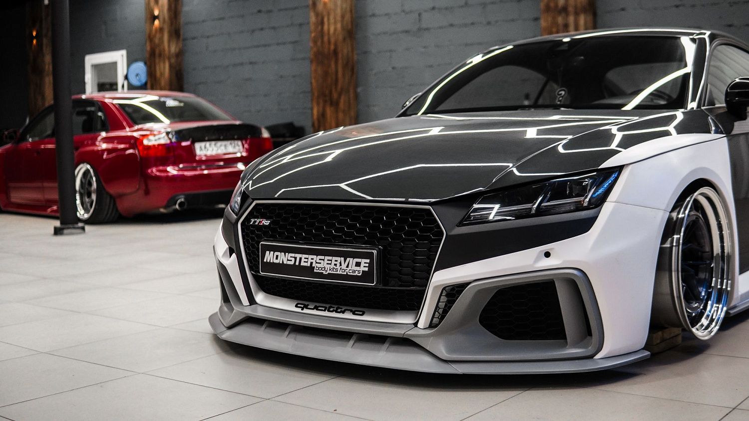 Примерка нового комплекта на Audi TT Mk3