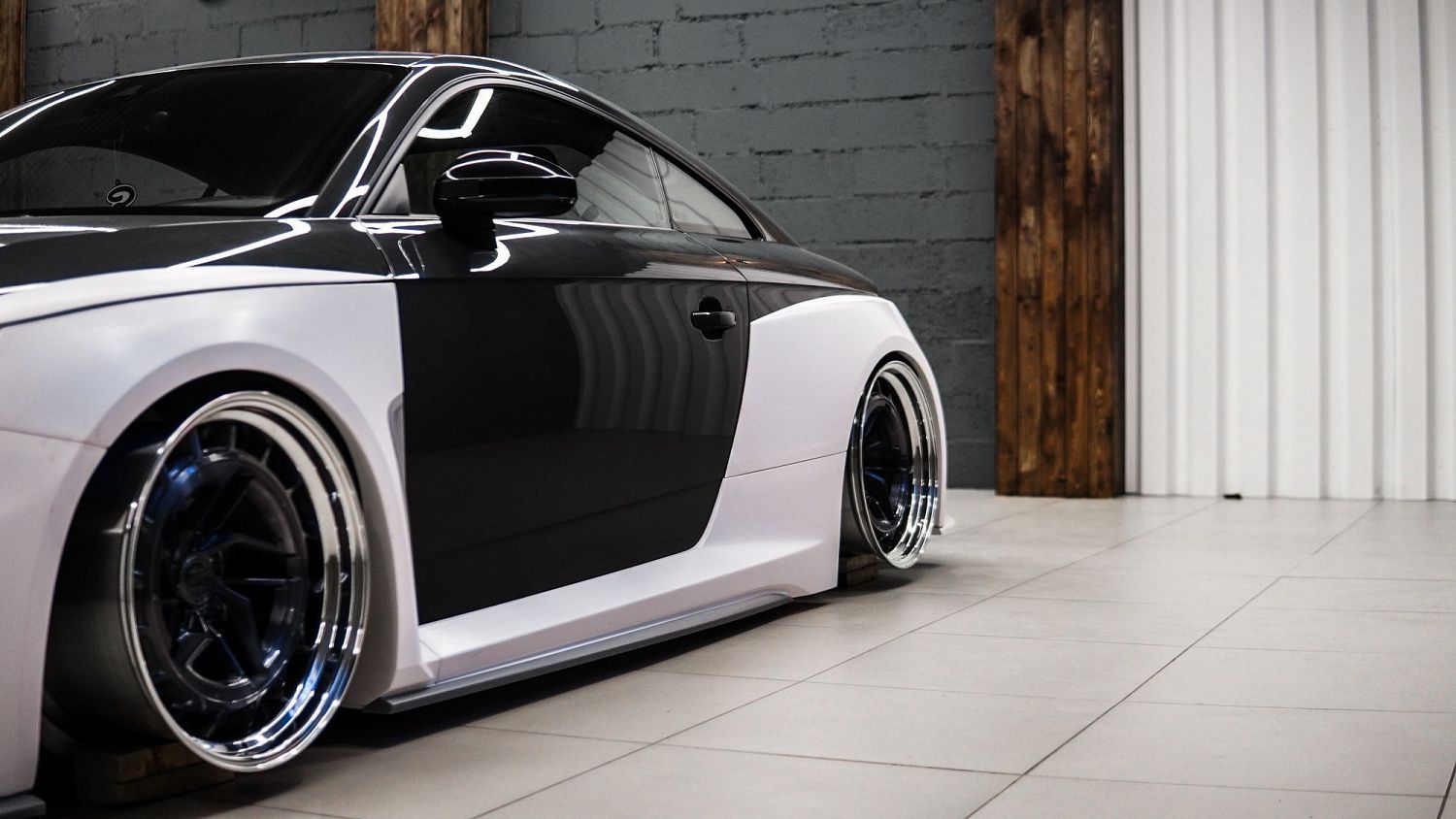 Примерка нового комплекта на Audi TT Mk3