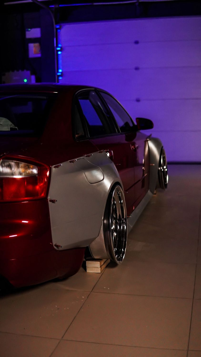 Примерка нового комплекта A4 B6 седан