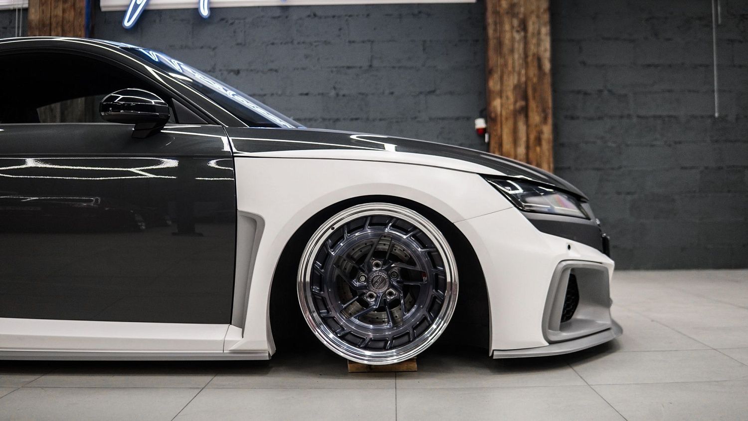 Примерка нового комплекта на Audi TT Mk3