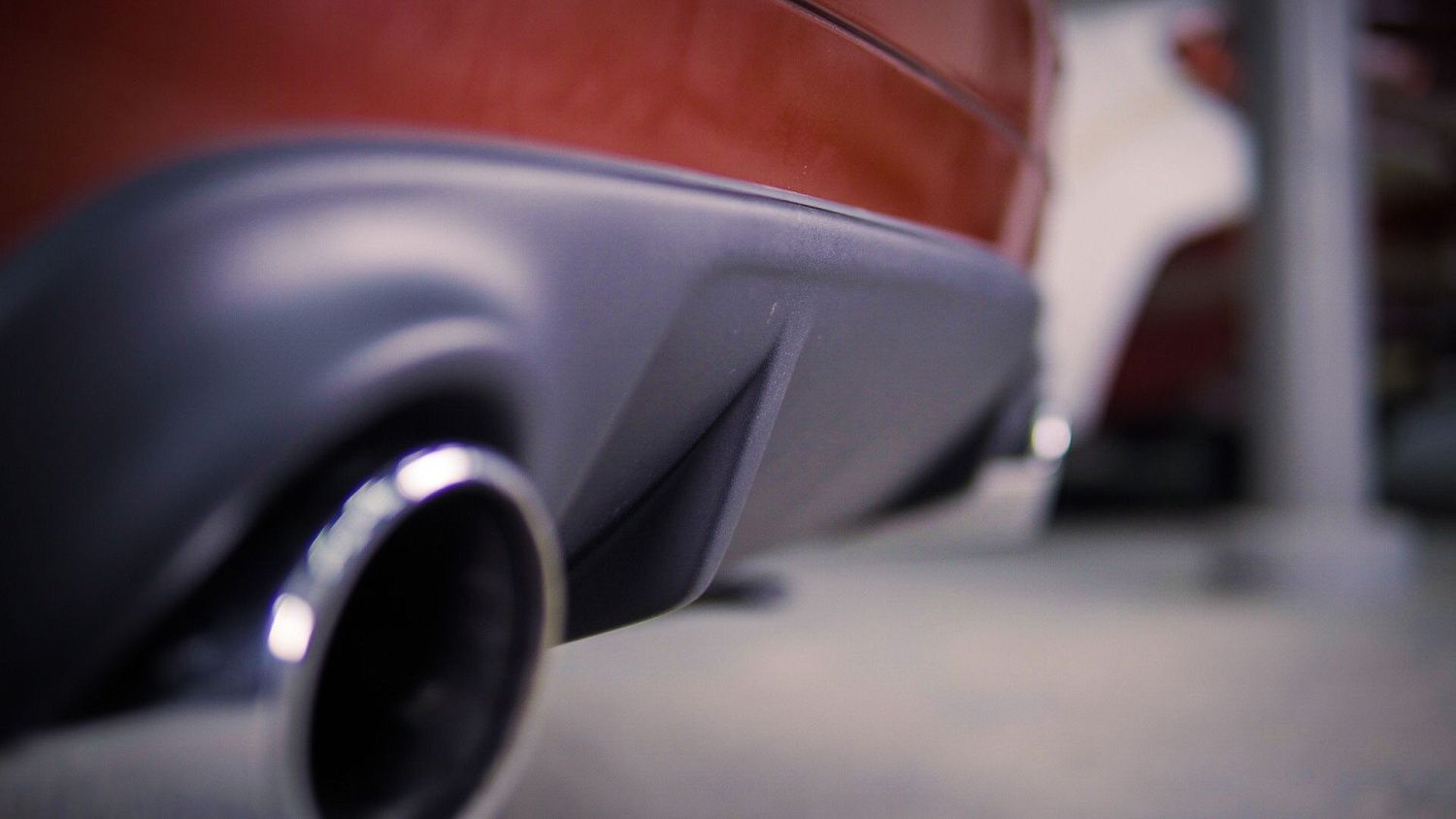 Диффузор заднего бампера Audi A4