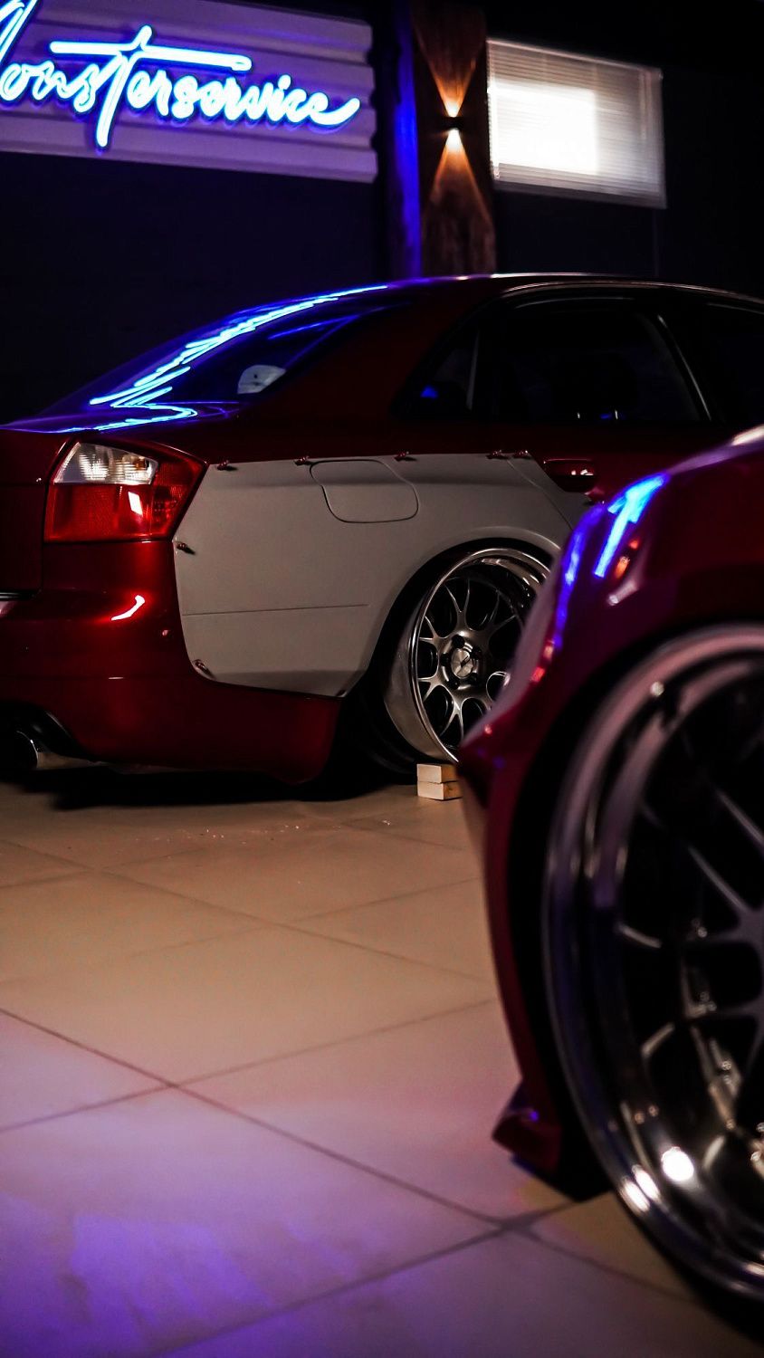 Примерка нового комплекта A4 B6 седан