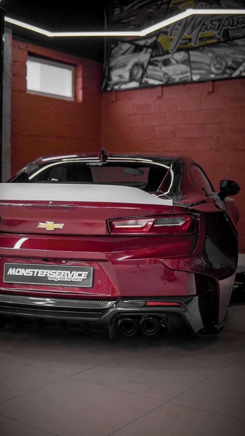 Cпойлер V2 для Camaro 6th!