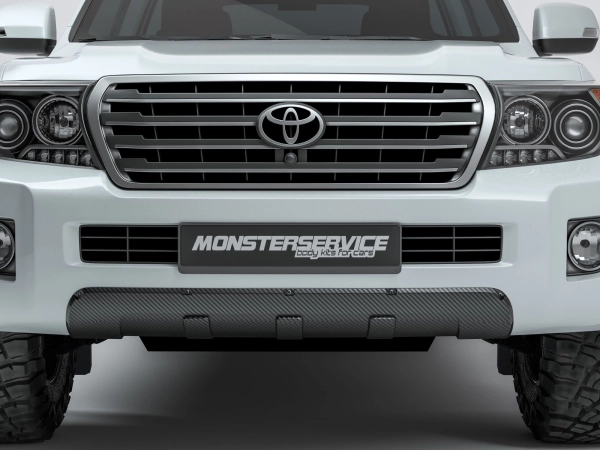 Накладка переднего бампера Land Cruiser 200 08-15