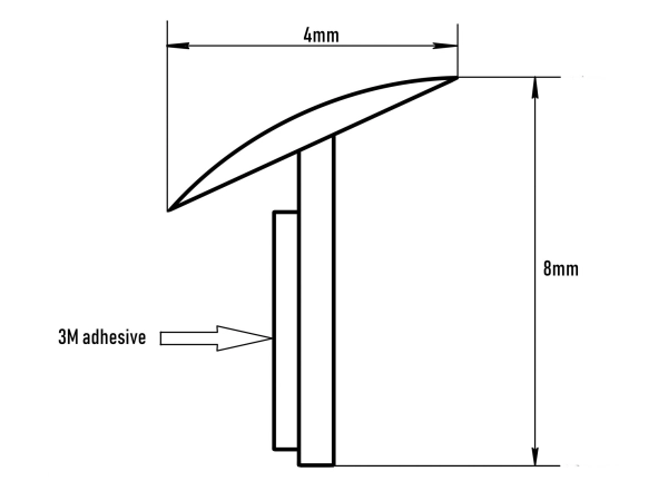 Уплотнитель черный
